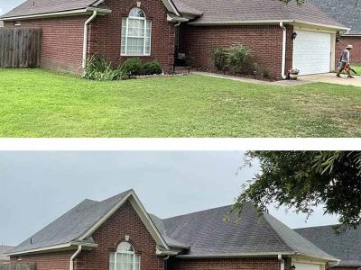 Before and After Roof Replacement