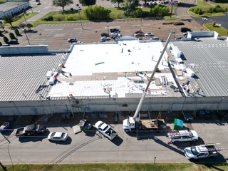Commercial Roof TPO Installation