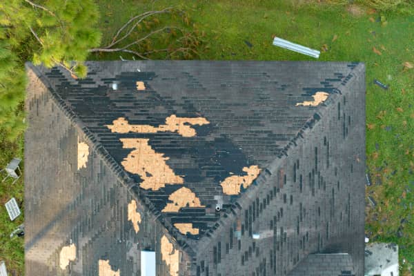 Damaged Roof Replacement